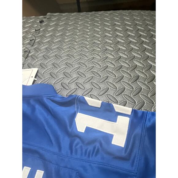 Mitchell & Ness 1975 Roger Staubach Dallas Cowboys Jersey Adult Size 54 Blue NWT - Picture 7 of 9